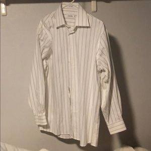 Calvin Klein Pinstripe Dress Shirt